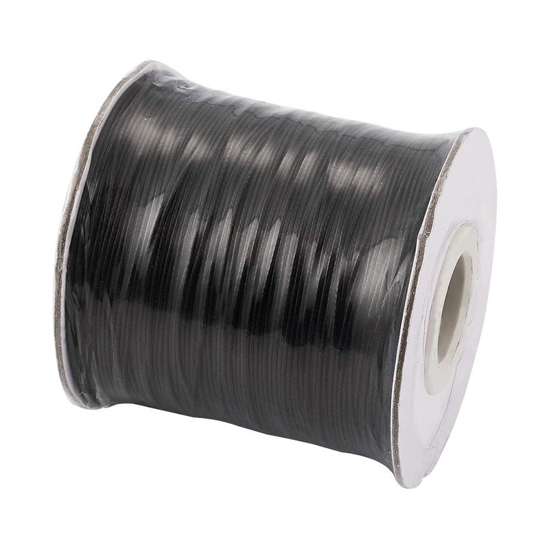 PandaHall 185 Yards/Roll 0.5mm Waxed Polyester Cord Waxed Thread Cord