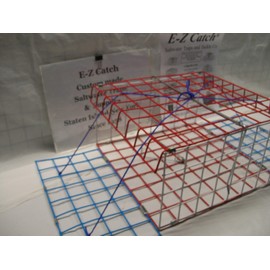 E-Z Catch USA Limited Edition Red, White & Blue Crab Trap for Blue Claw Crabs 12" x 12" x 6"