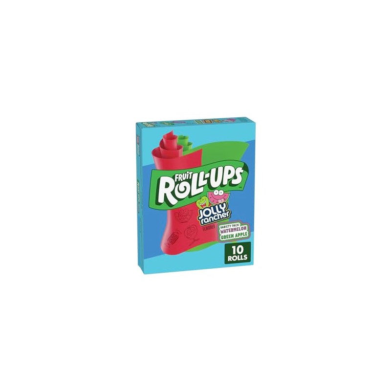 General Mills Jolly Rancher Fruit Roll-Ups - Fruit Flavoured Snack-