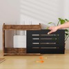 Homode Router Shelf, Wood Wifi Box Hider, Projector Shelf Stand,