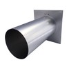 5 Inch Wall Vent Cap - Aluminum with Damper &