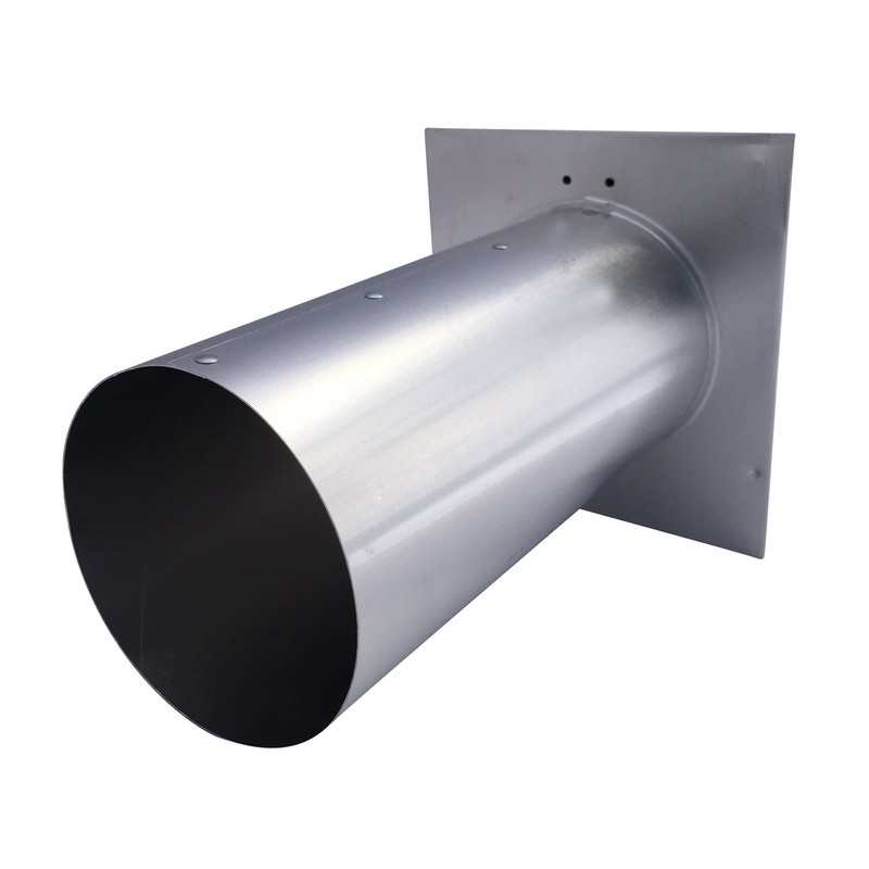 5 Inch Wall Vent Cap - Aluminum with Damper &