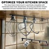 (2-Pack) Calvana Metal Stand Mixer Attachment Storage Organizer, Compatible with