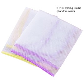 Kakalote 2pcs Ironing Pad, High Temperature Ironing Cloth Resistance Protective Ironing Pressing Pad Heat Insulation Ironing Net(Random Color)