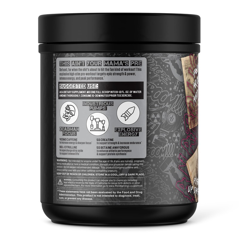 Anabolic Warfare Defcon1 High Stim, High-Intensity Pre-Workout Powder (Fruit Explosion,