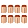 uxcell 3/8"(10mm) Wire Rope Stop Sleeve, Copper Crimping Loops Sleeve