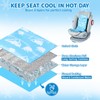 Orzbow Summer Car Seat Cooler Pad for Toddler with Removable