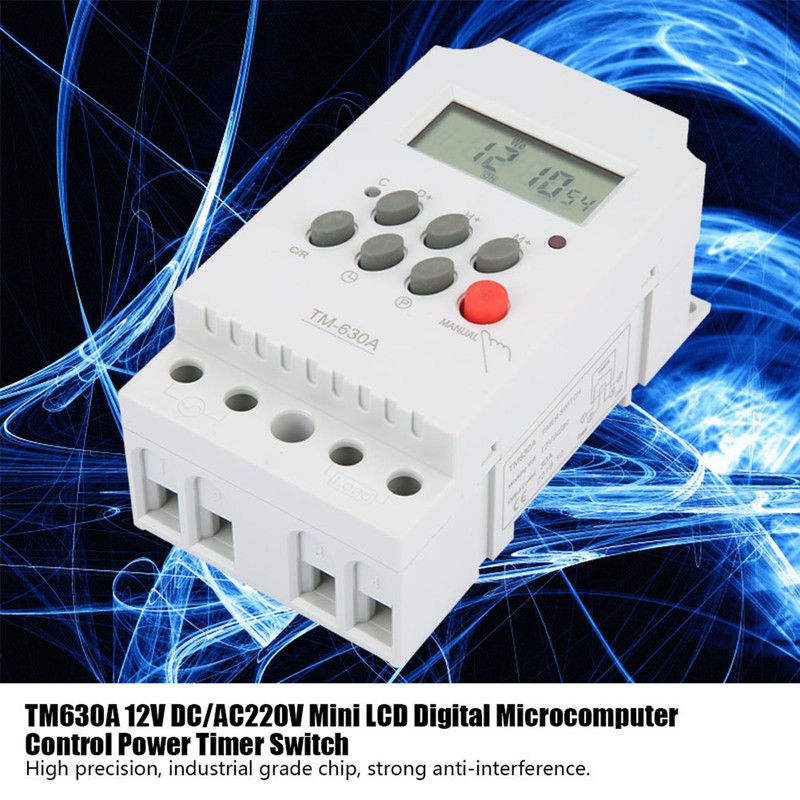 TM630A Mini LCD Digital Microcomputer Control Power Timer Switch(12V DC)