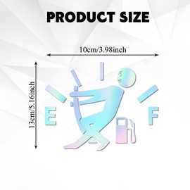 Lyxheth Car Fuel Tank Cap Stickers, Car Stickers and Decals, High Gas Consumption Decal Auto Fuel Tank Cover Sticker, Universal Funny Signs Decal Auto Accessories for Most Vehicles (Colorful)
