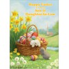 Son & Daughter-In-Law Easter Card - Hoppy Easter - Medium