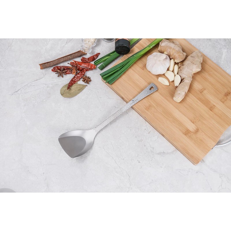 Boundless Voyage Titanium Spatula Food Turner Lightweight Food Grips Cooking