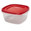 Rubbermaid Easy Find Lids Food Storage Container, 14 Cup, Racer