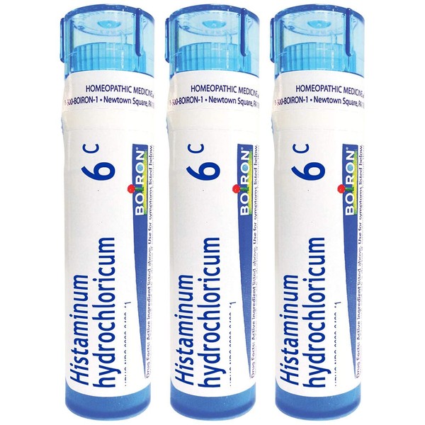 Boiron Histaminum Hydrochloricum 6c, Homeopathic Medicine for Allergies, 3 Count