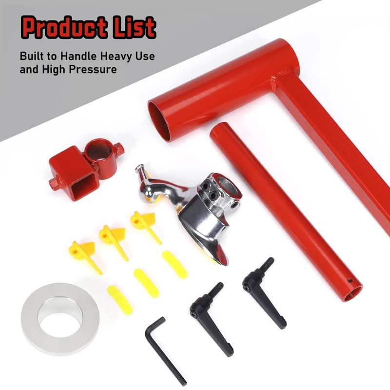 Atesilor Upgraded Manual Tire Changer Duck Head Kit with Centering