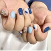 Dara Beauty May Art of the MonthBlue Paint Nail❣ -