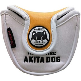 Golf Headcover Putter Cover for Mallet Odyssey 2 Ball Tailor Made Spider Putter Magnetic Husky Akita Inu