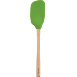 Tovolo Flex-Core Wood Handled Spoonula - Spring Green
