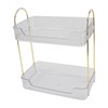Double Layer Makeup Stand Modern Light Luxury 2 Tier Makeup