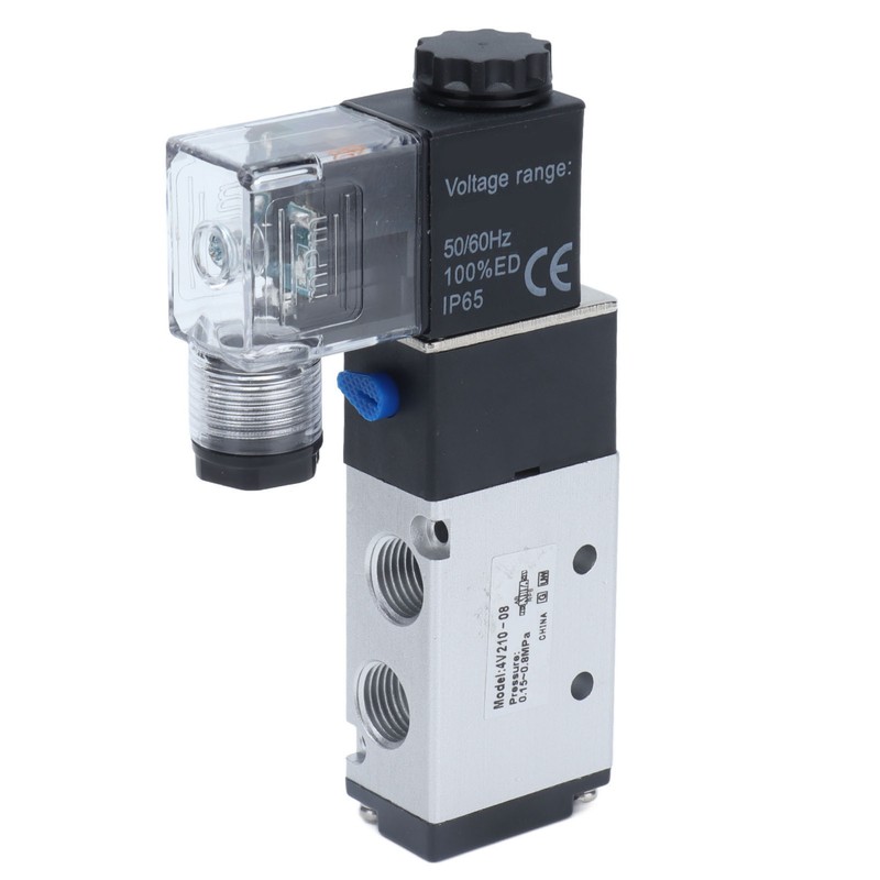 4V210‑08 Electric Solenoid Valve Normal 2 Position 5 Ways Air