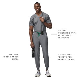 FIGS Tansen Jogger Scrub Pants for Men - Graphite, M