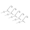 5pcs Sound Amplifier Tubes Single Layer Eartips Replacement Accessory Reduce