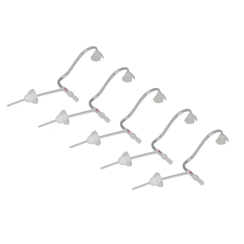 5pcs Sound Amplifier Tubes Single Layer Eartips Replacement Accessory Reduce
