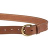 Dickies Women's Plus Size Leather Casual Belt, Cognac Solid, 3X
