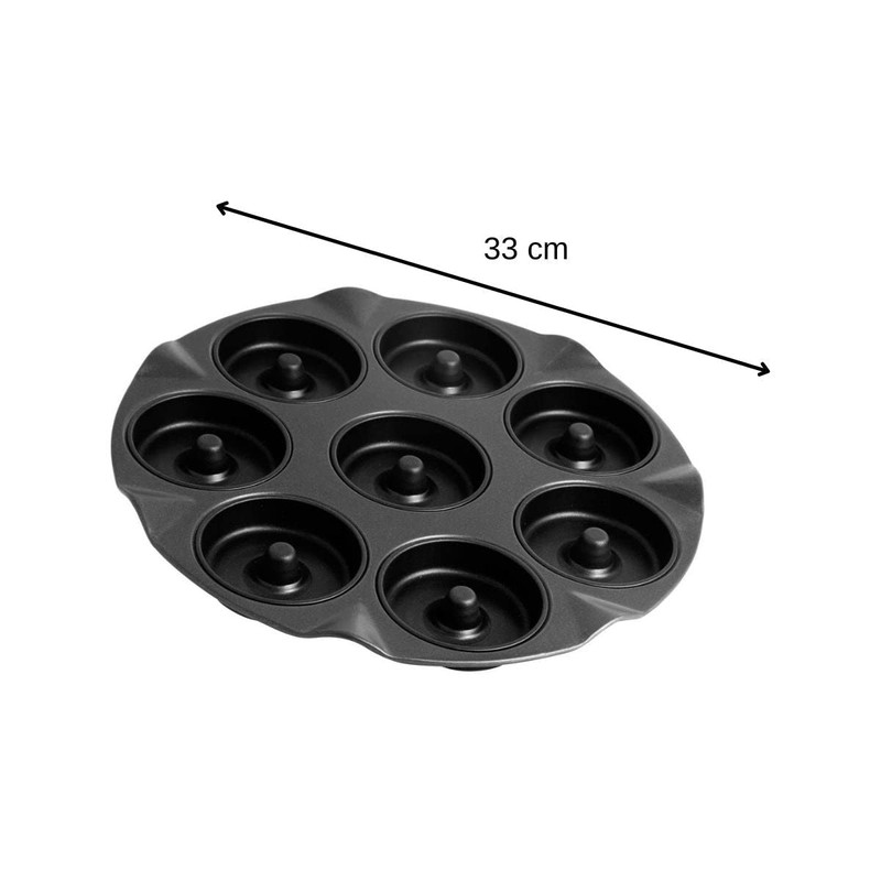 Zenker 7426 Special Creative Apfelküchli-Backblech für 8 Stück – Einfach