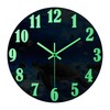 jomparis Outdoor Clocks Waterproof 12 Inch Coastal Sea Turtle Luminous