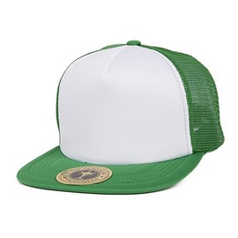 TOP HEADWEAR Adjustable Trucker Caps - Green/White