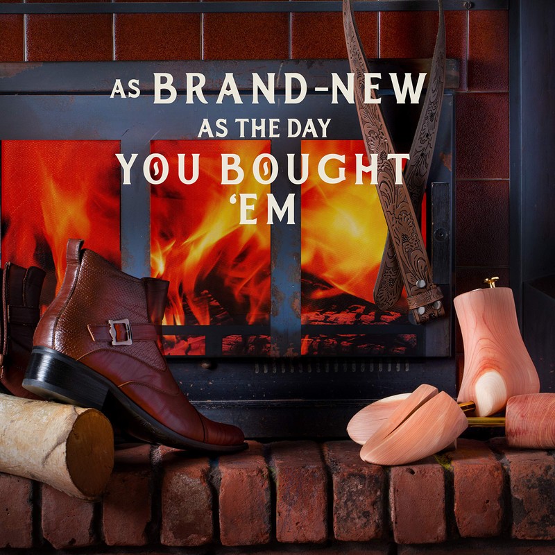 Stratton Boss Cedar Boot Tree For Men - Aromatic Red