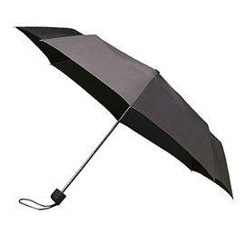 Colourbox Folding Travel Umbrella, 8 Ribs Low Cost Value Umbrella, Lightweight Manual Brolly, Portable and Compact Umbrella with Sleeve | Ladies Manual Opening Umbrella (Grey)
