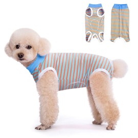 FEimaX Dog Bodysuit After Surgery Wound Protection Suits for Dogs Dog Body After Castration Male Female Sleeveless Breathable Body Dog Castration for Small Medium Dogs