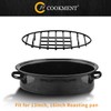 JY COOKMENT Cooling Roasting Rack with Integrated Feet, Enameled Coating,