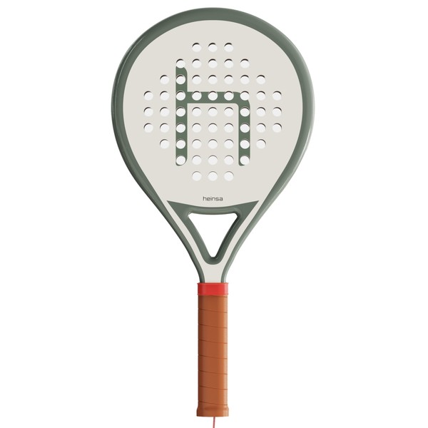 heinsa Carbon Padel Racket with Edge Protective Band | Padel Tennis Racket for Demanding Players with 100% Carbon Frame | Developed by Padel Professionals in Berlin - More Quality