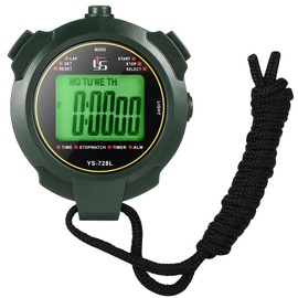 Digital Stopwatch Timer Chronograph Countdown Timer with Wristband Luminous Stopwatch Alarm for Teachers Referee Sports Cooking