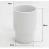 Tumbler Bathroom Ceramic Toothbrush Holder Cup Replacement 2 Pieces A62-2
