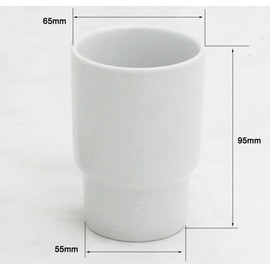 Tumbler Bathroom Ceramic Toothbrush Holder Cup Replacement 2 Pieces A62-2