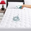 Waterproof Quilted Microfibre Mattress Protector Non Allergenic Fully Fitted (King)