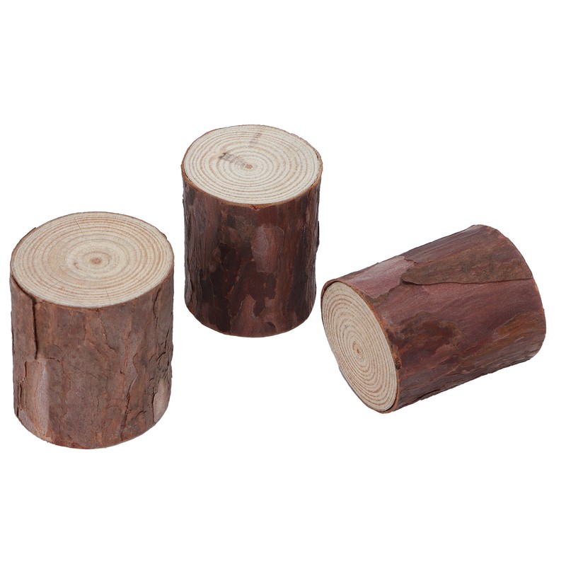 Wood Stakes Cylindrical Pine Log DIY Painting Material Flower Pot