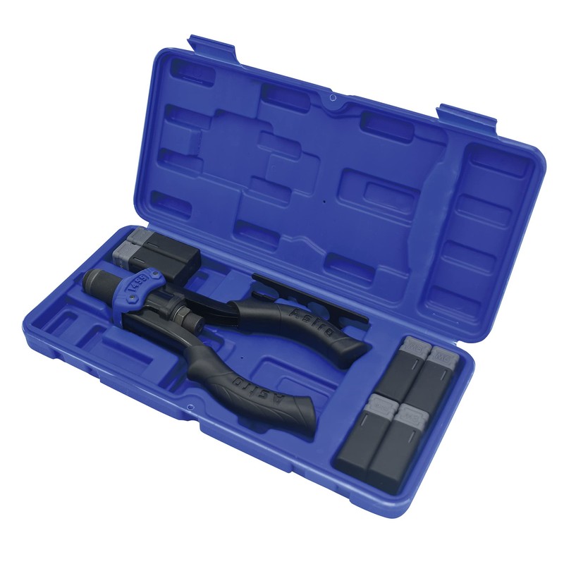 Astro Tools 1455 Hand Rivet Stud Setter Kit - Metric