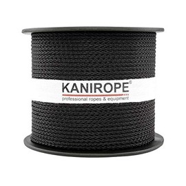 Kanirope® Polypropylene Rope Multibraid 2 mm 500 m Black (1811) 8x Braided