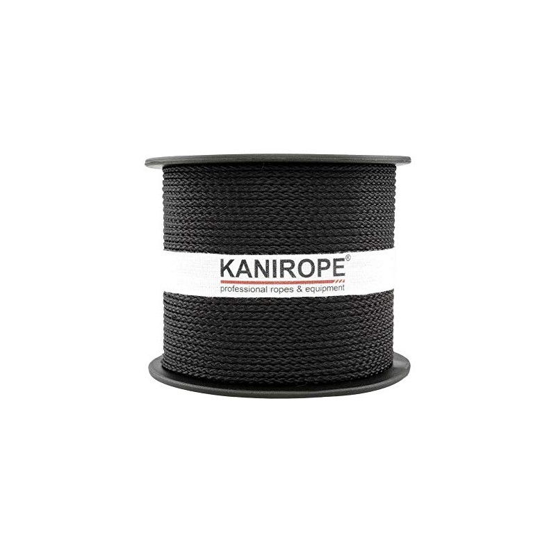 Kanirope® Polypropylene Rope Multibraid 2 mm 500 m Black (1811)