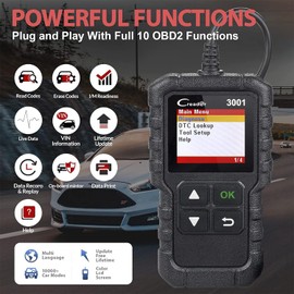 BIRACO OBD2-Escáner Automotriz Professional, Lector de Código de Error del Motor,Scaner para Auto Herramienta de Escaneo,para Todos los Coches y Camiones del Protocolo OBD II Desde 1996