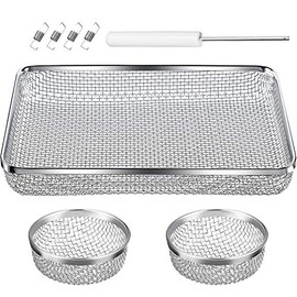 TOODOO Paquete de 3 cubiertas de ventilación para horno RV (2.8 pulgadas) (8.5 x 6 pulgadas), malla de acero inoxidable con herramienta de instalación