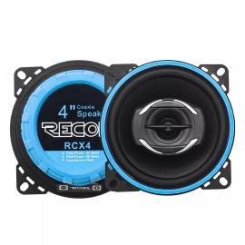 Recoil RCX4 Echo Series 4-Inch Car Audio Coaxial Speaker System, Pair