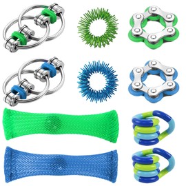 AYNKH 10 Pieces Anti Stress Toy Set, Chain Decompression Toy and Versatile Twisted Rope, Adhs Toy, Toy Antistress Anti Anxiety for Children Adults