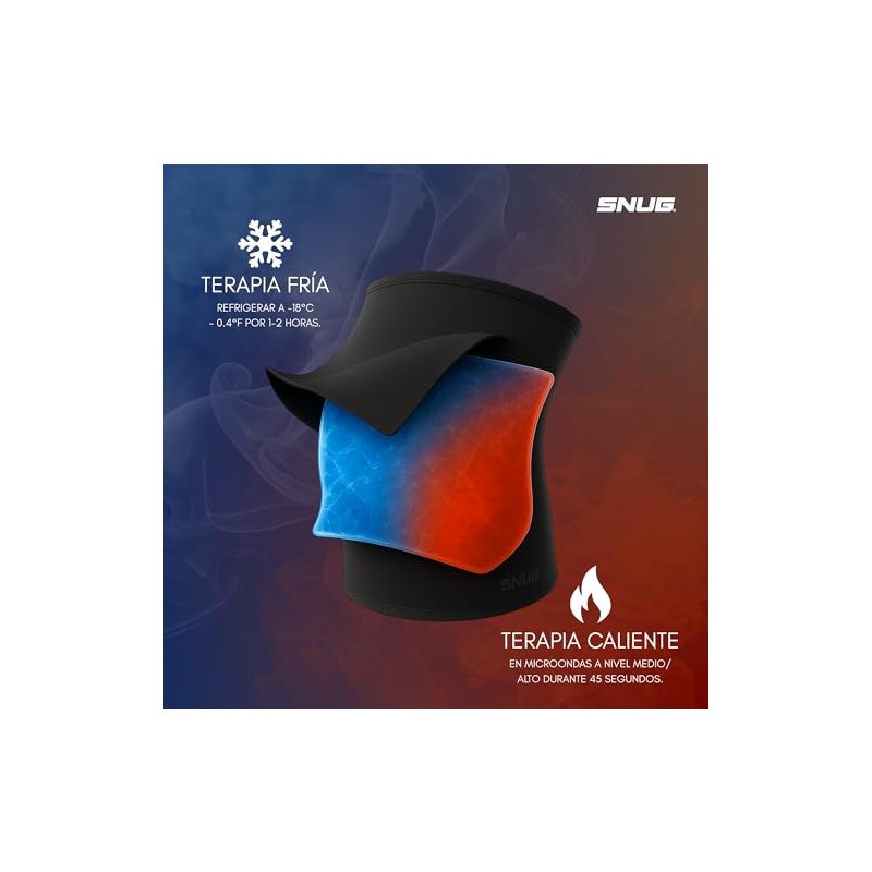 SNUG Manga de Gel Reutilizable - Terapia Fría y Caliente