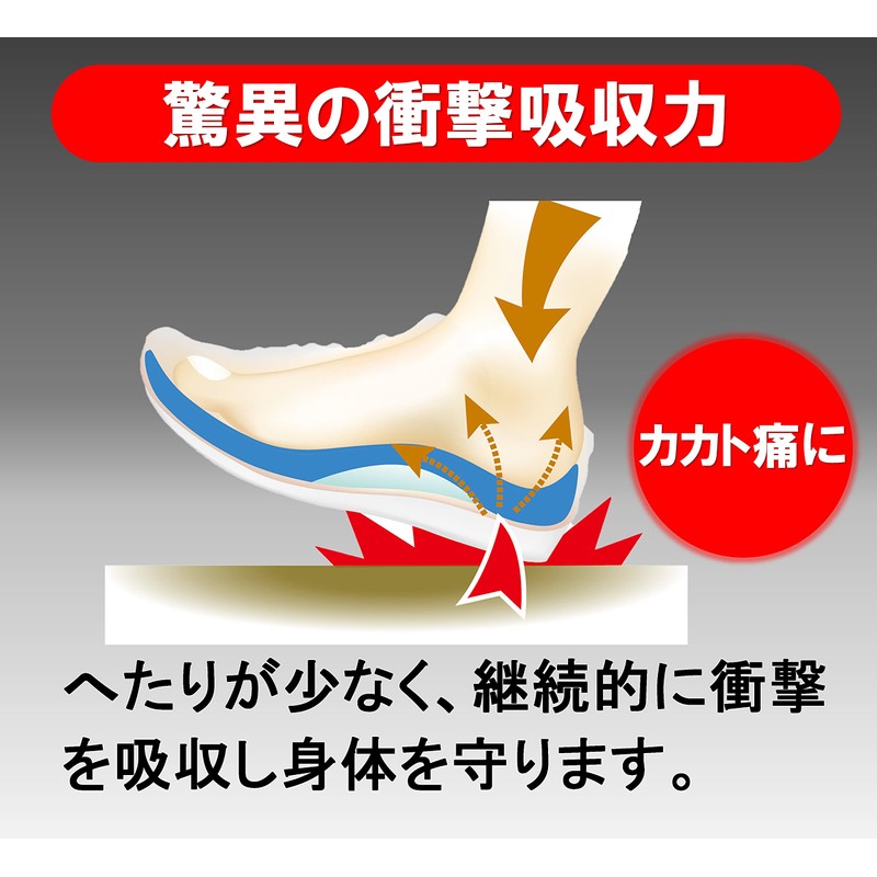 Ashimaru Space Fit SP Insole, 0.1 inch (3 mm), Thickness