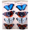 BWG Garden Clip On Butterflies - Plastic 13cm Wing (Set